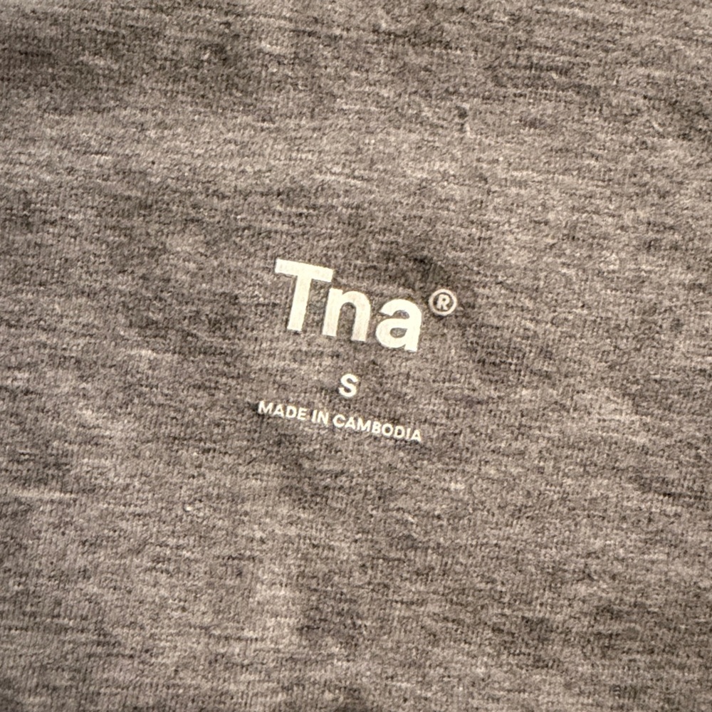 TNA Gray Women's High-Waist Athletic Shorts - Picture 4 of 4